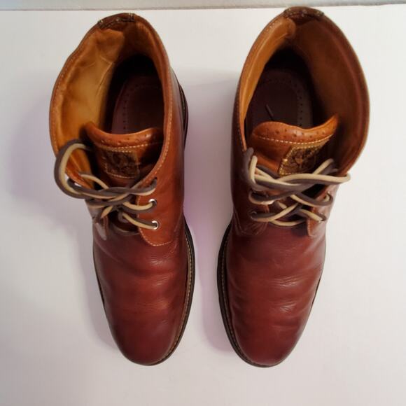 Martin Dingman Chukka Boots Mens 10 Leather Brown Lace Up Casual Brazil main image 11